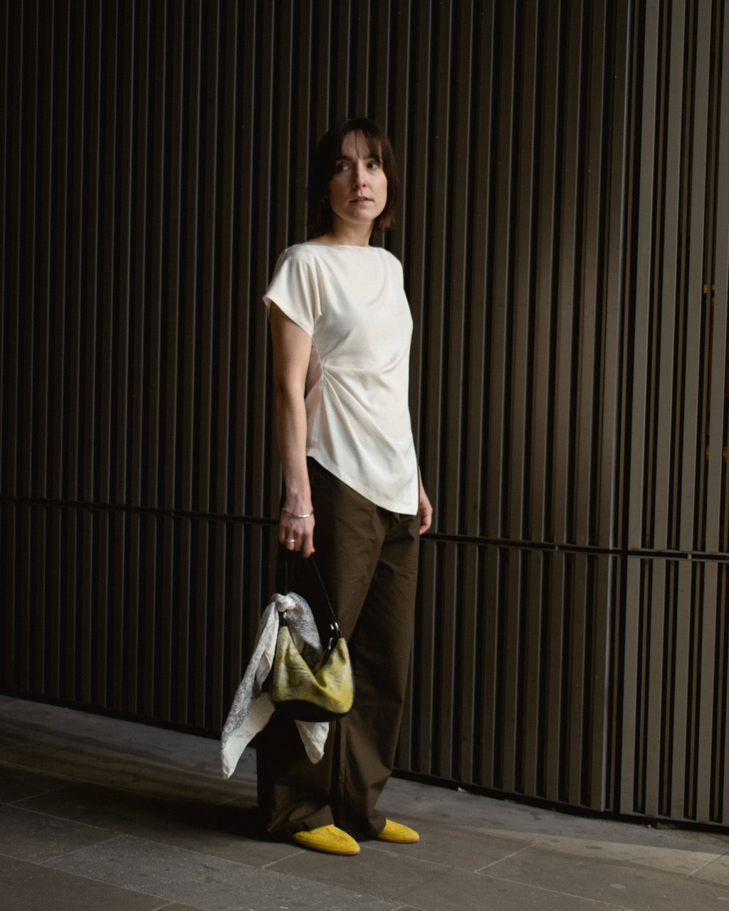 Silk poplin