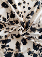 Abstract floral cotton batiste