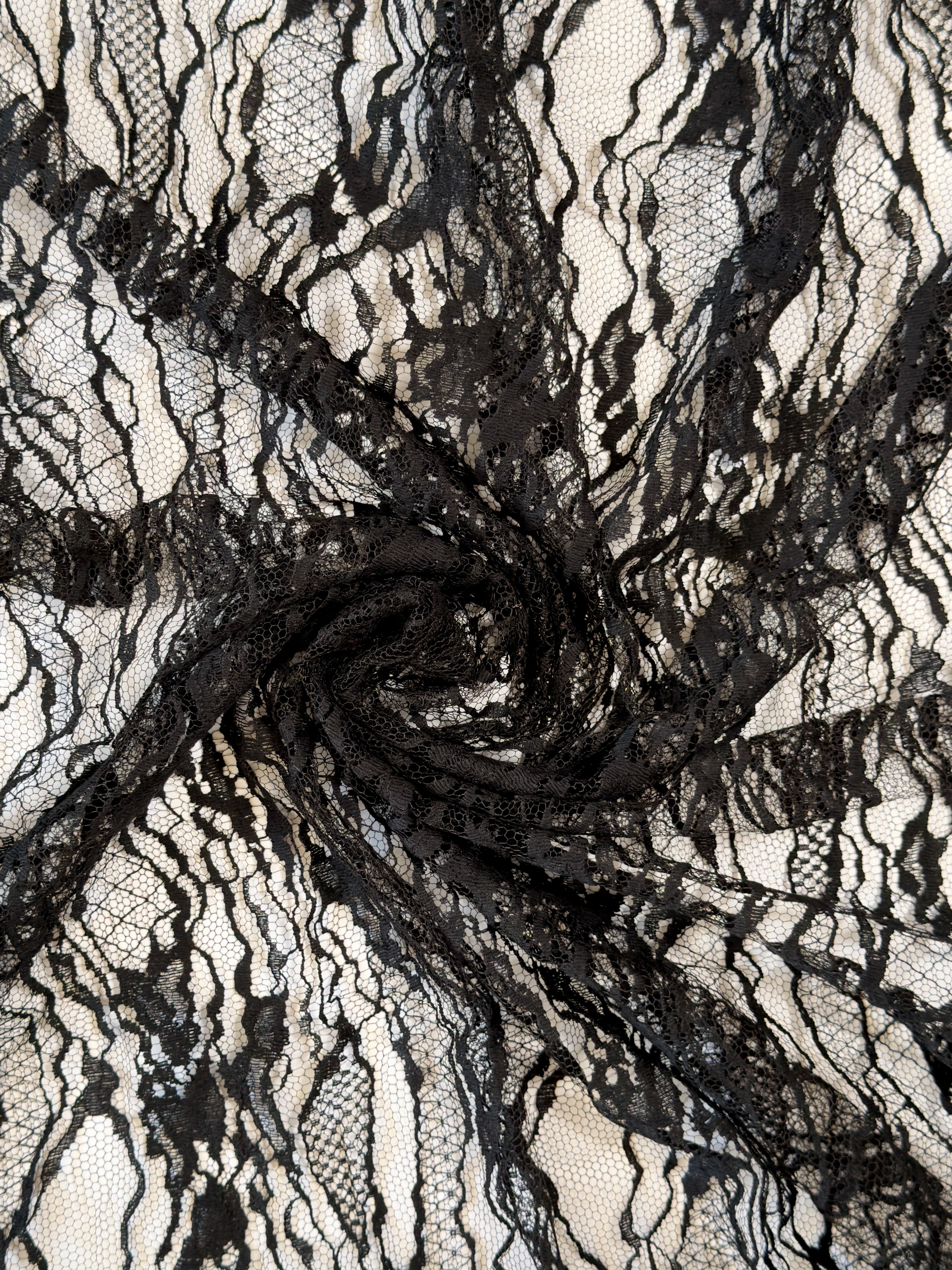 Fine cotton blend lace