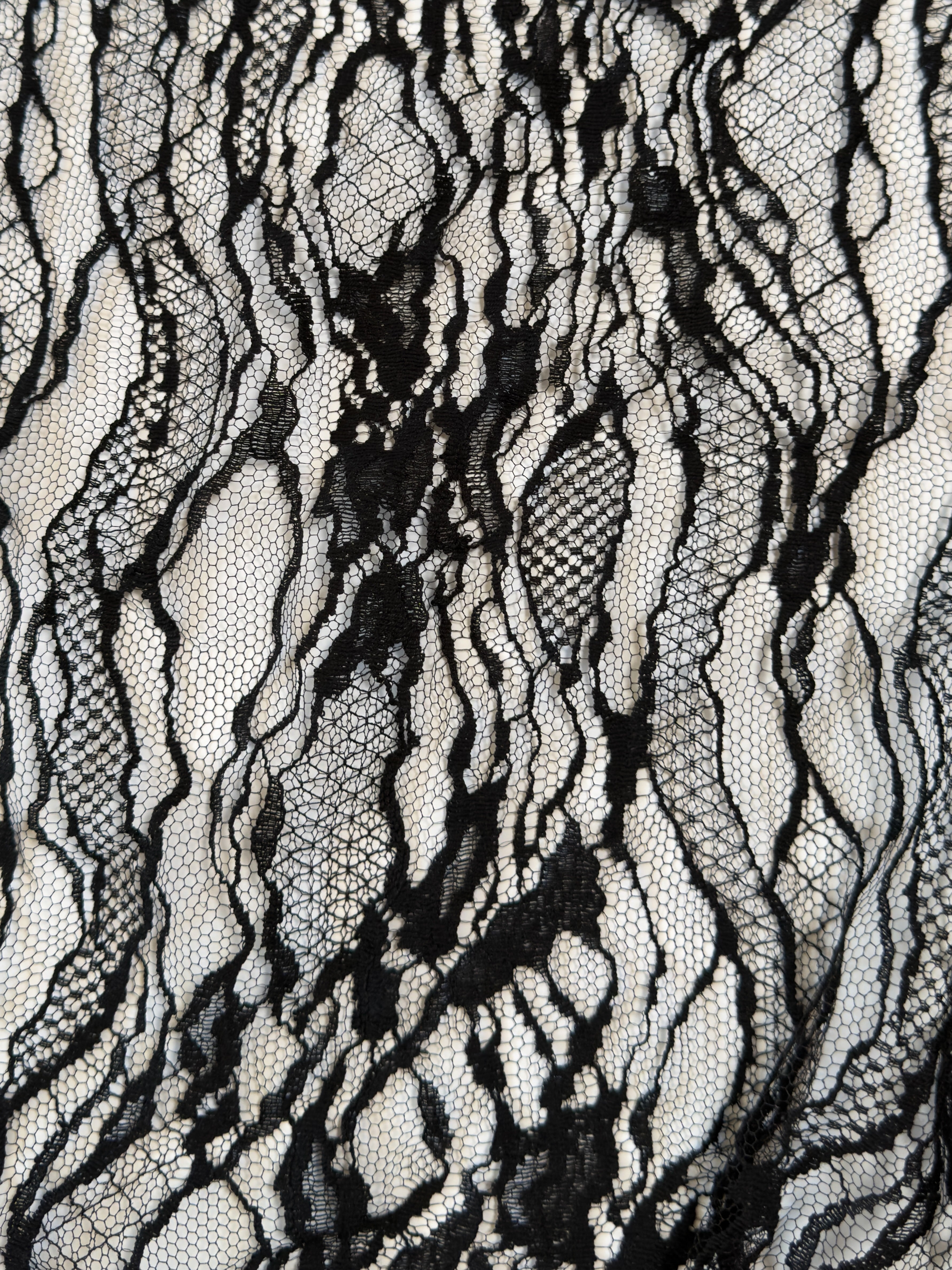 Fine cotton blend lace