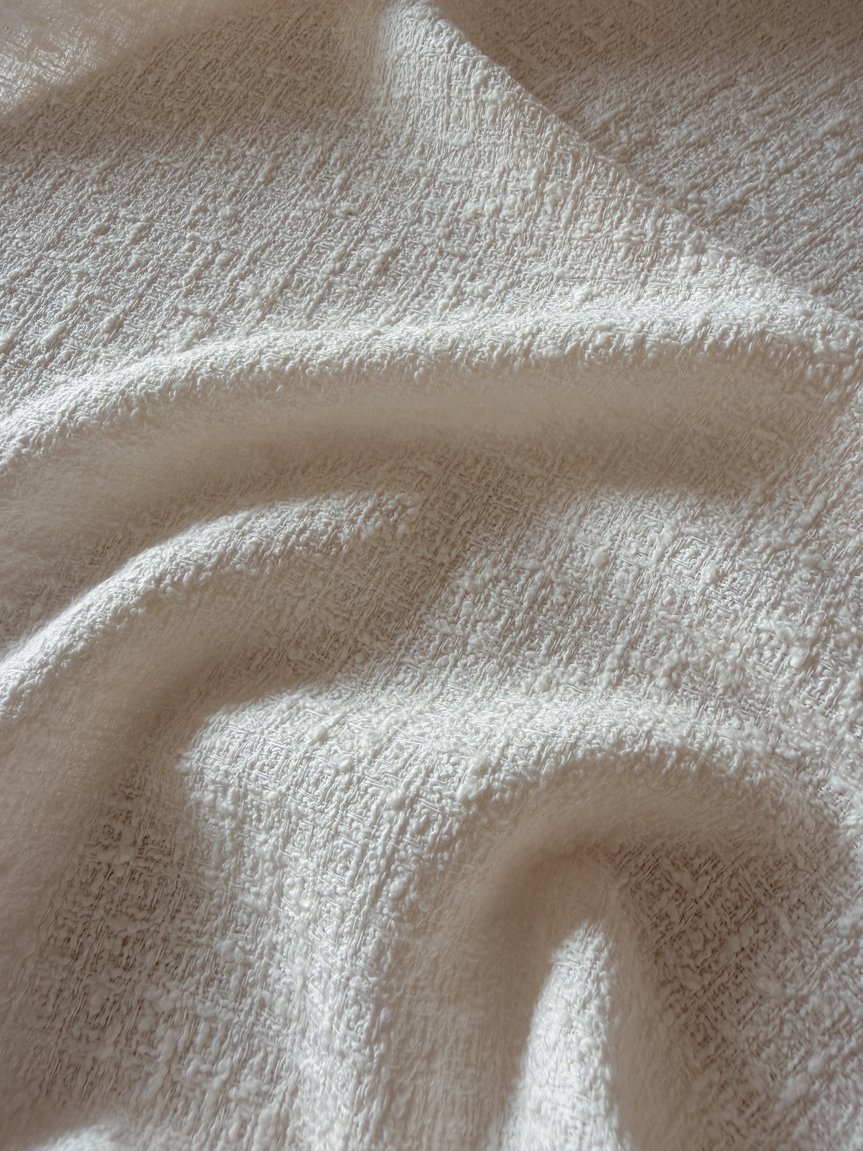 Bouclé tweed cotton viscose