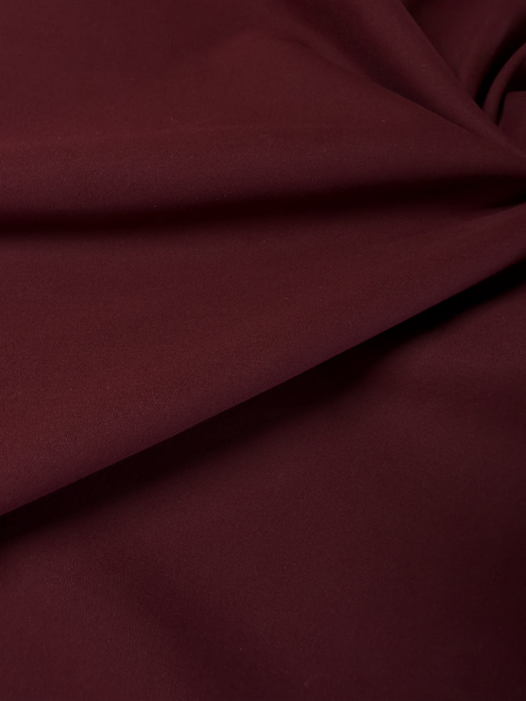 Burgundy compact cotton moleskin