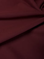 Burgundy compact cotton moleskin