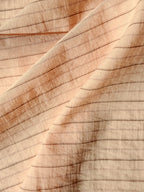 Light crinkled cotton stripe