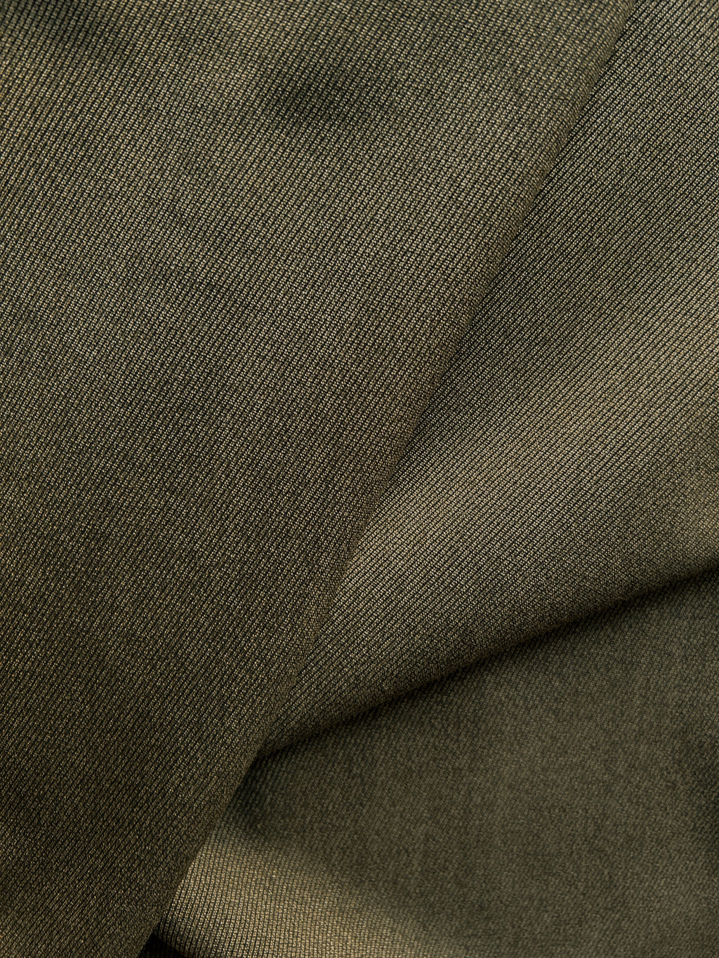 Olive tailoring wool twill