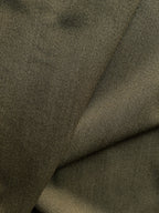 Olive tailoring wool twill