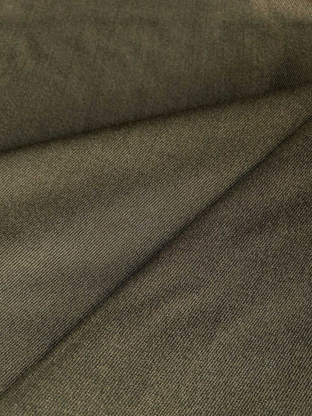 Olive tailoring wool twill