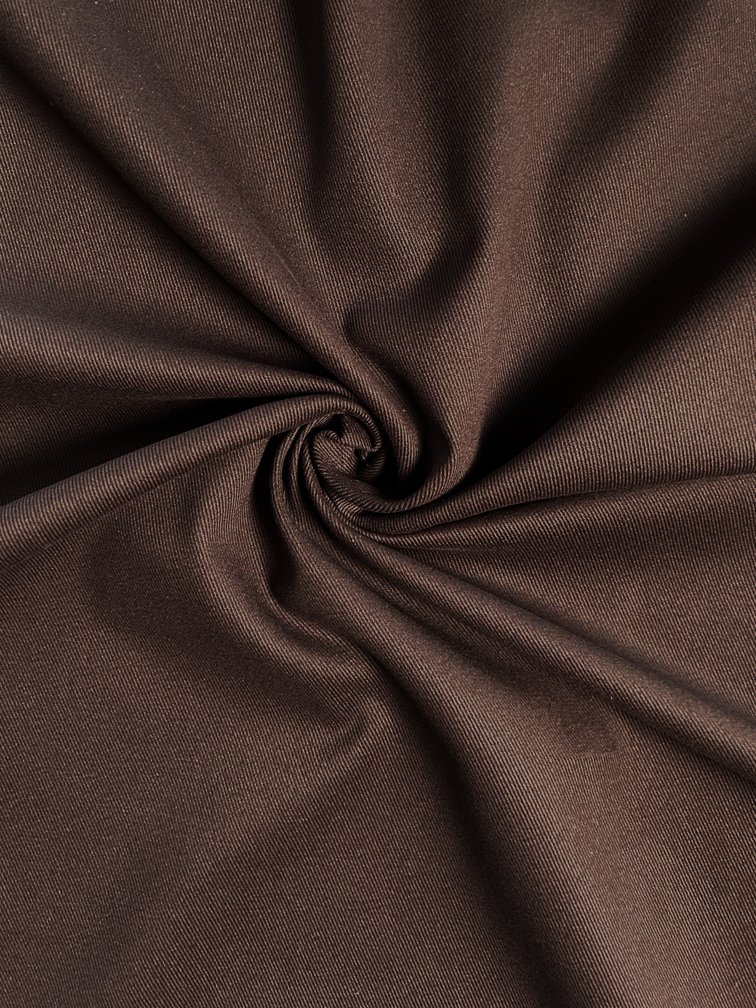 Brushed cotton twill