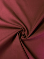 Burgundy compact cotton moleskin