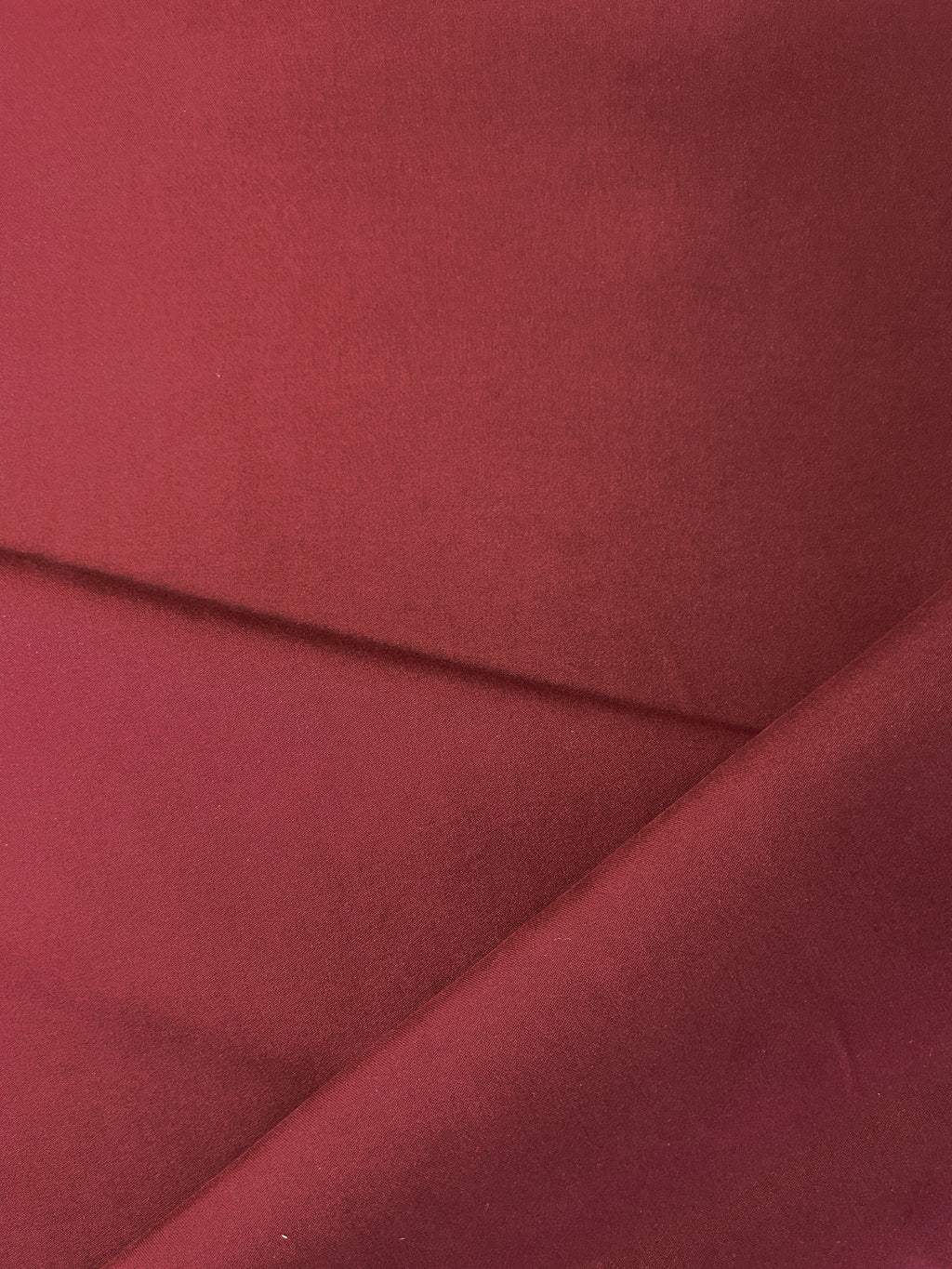 Burgundy compact cotton moleskin