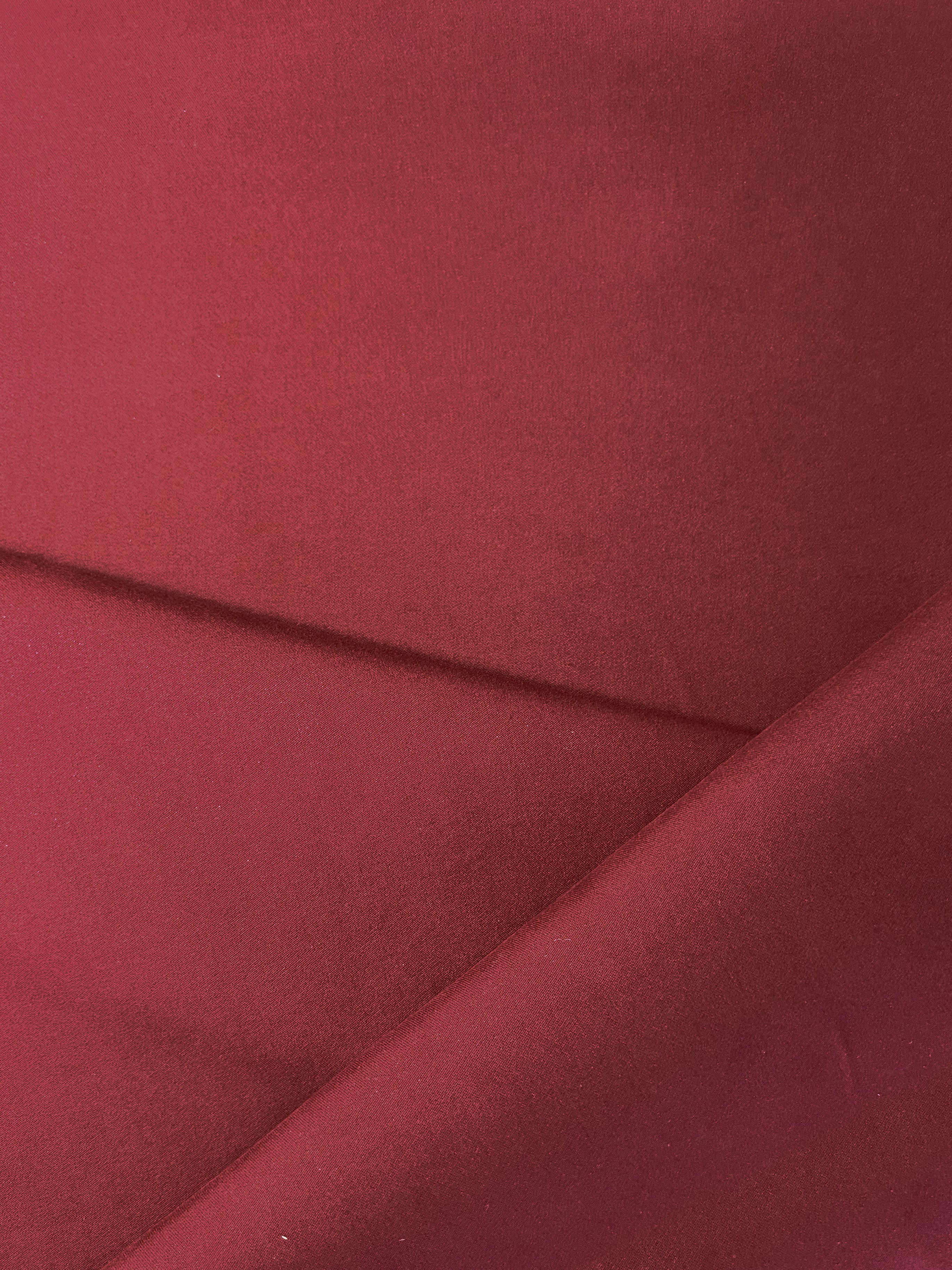 Burgundy compact cotton moleskin