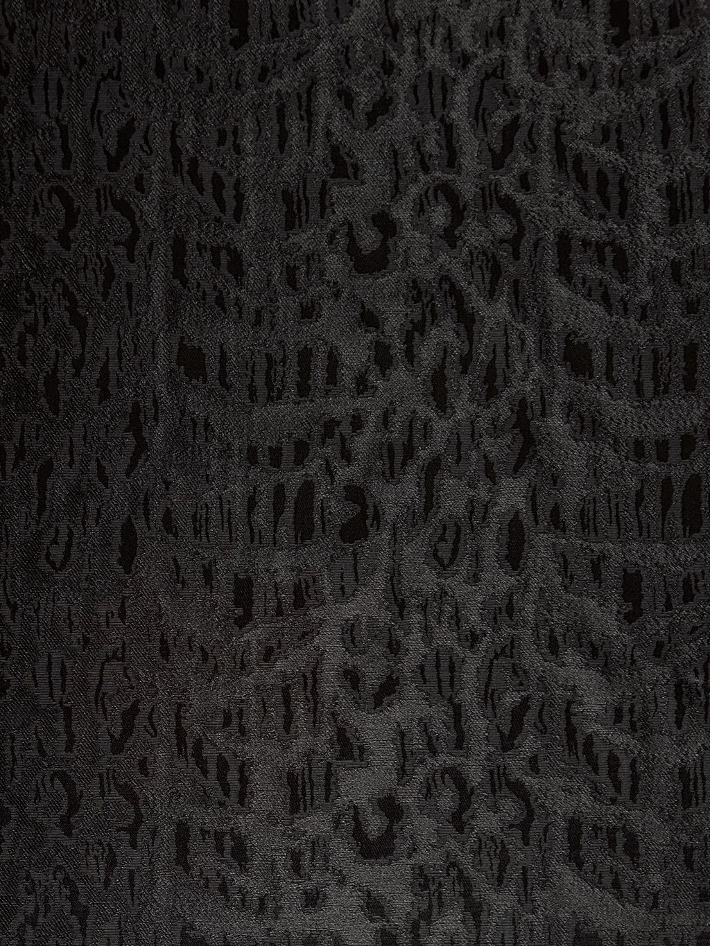 Leopard shiny wool blend jacquard