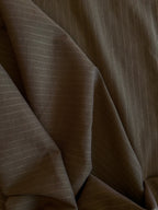 Pinstripe stretch linen/cotton