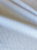 Cotton shirting banker stripe