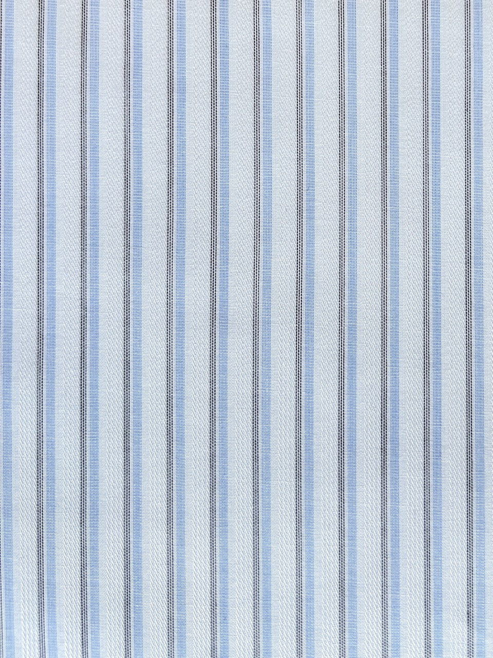 Cotton shirting banker stripe