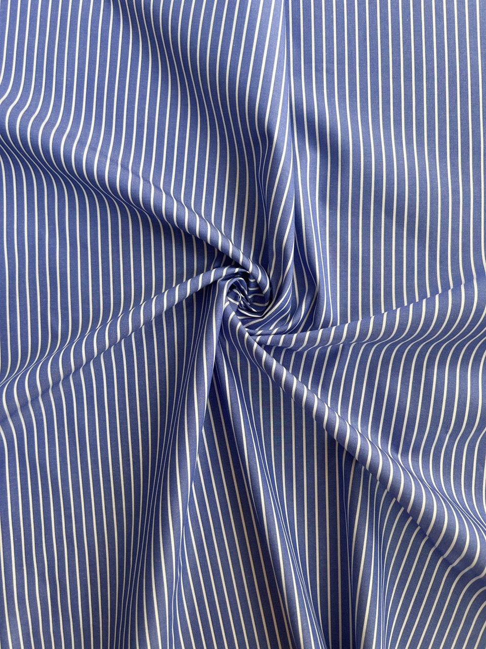 Cotton blue stripe