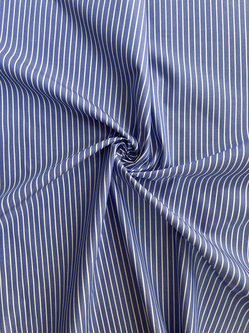 Cotton blue stripe