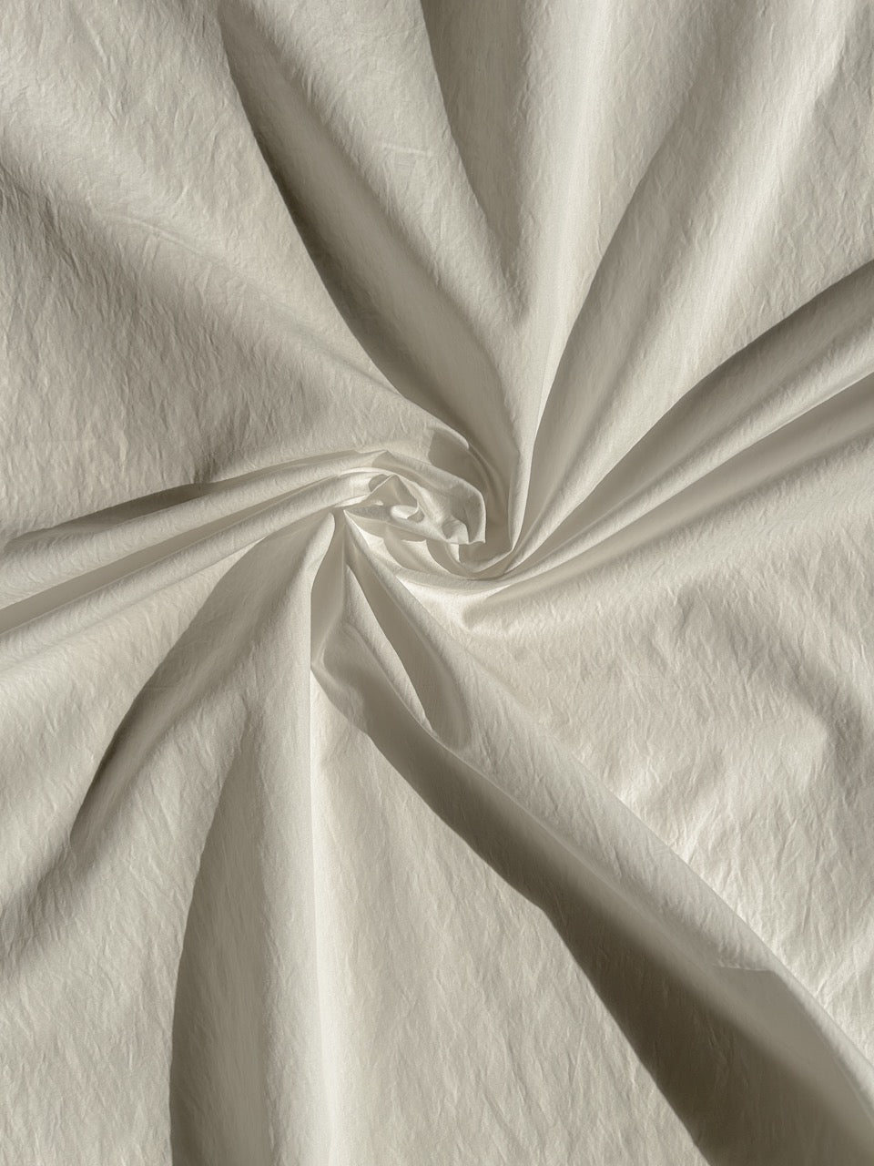 Crinkled cotton shirting