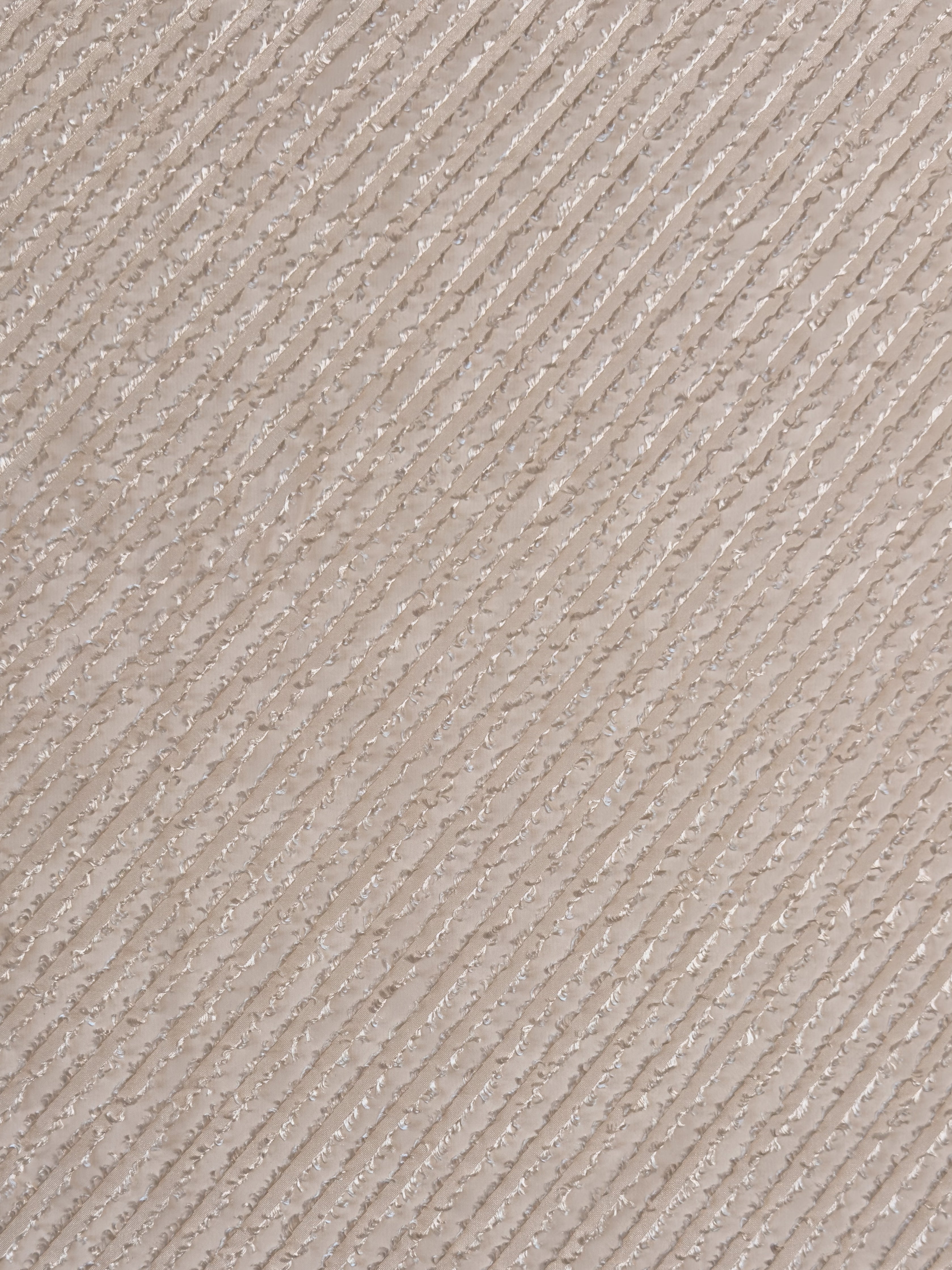 Fil coupé sheer diagonal stripe