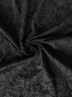 Floral fil coupé jacquard