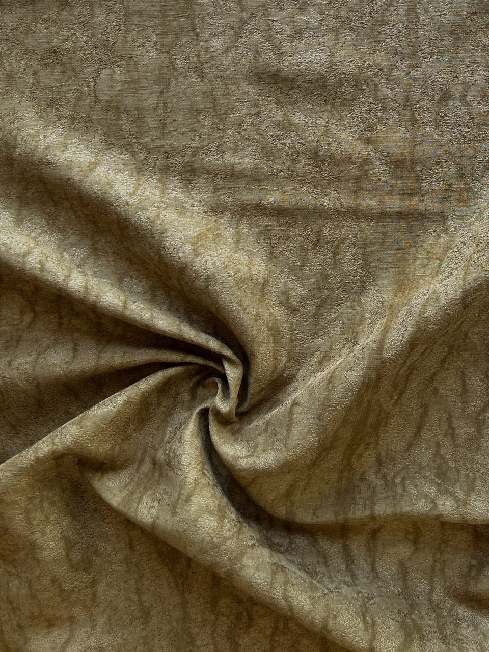 Viscose linen damask