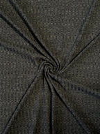 Knitted rib green mélange
