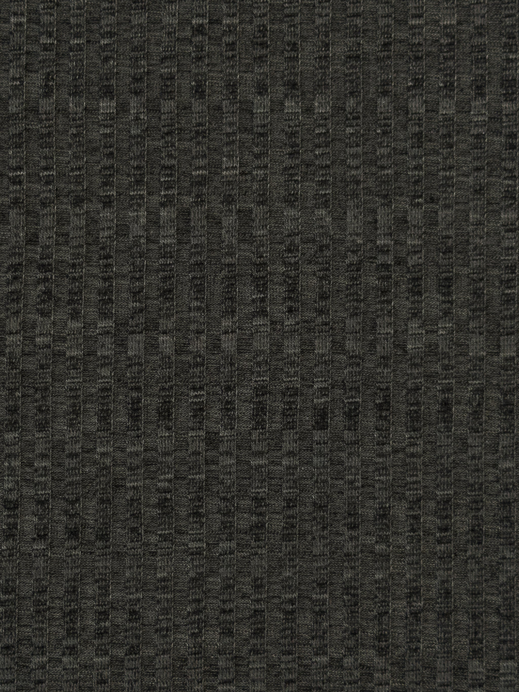 Knitted rib green mélange