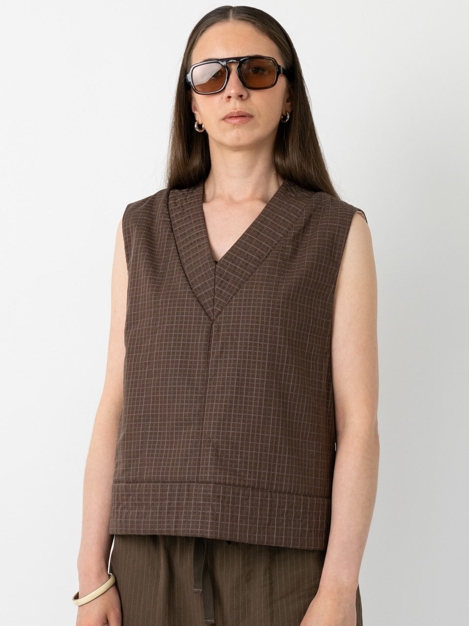 Cotton shirting mini check