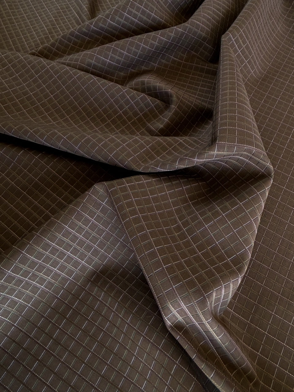 Cotton shirting mini check