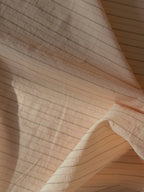 Light crinkled cotton stripe
