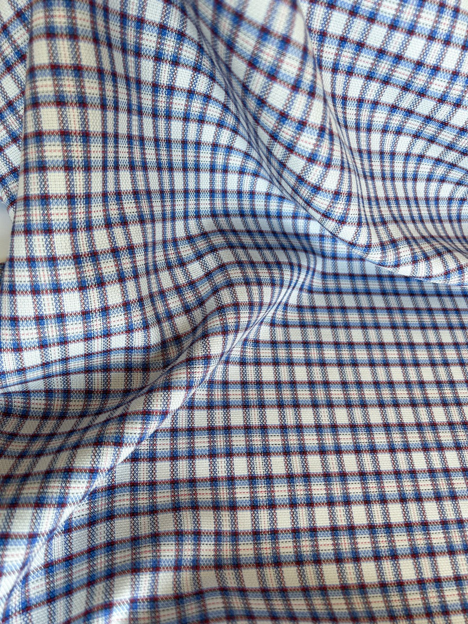 Woven cotton check